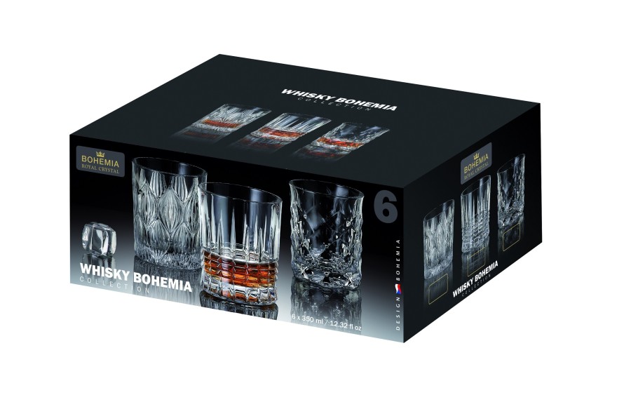 Szklanka kryształowa do whisky 350 ml Memphis