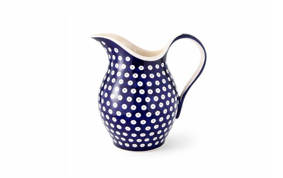 Dzbanek ceramiczny 1,7 L Bolesławiec Kropki 8
