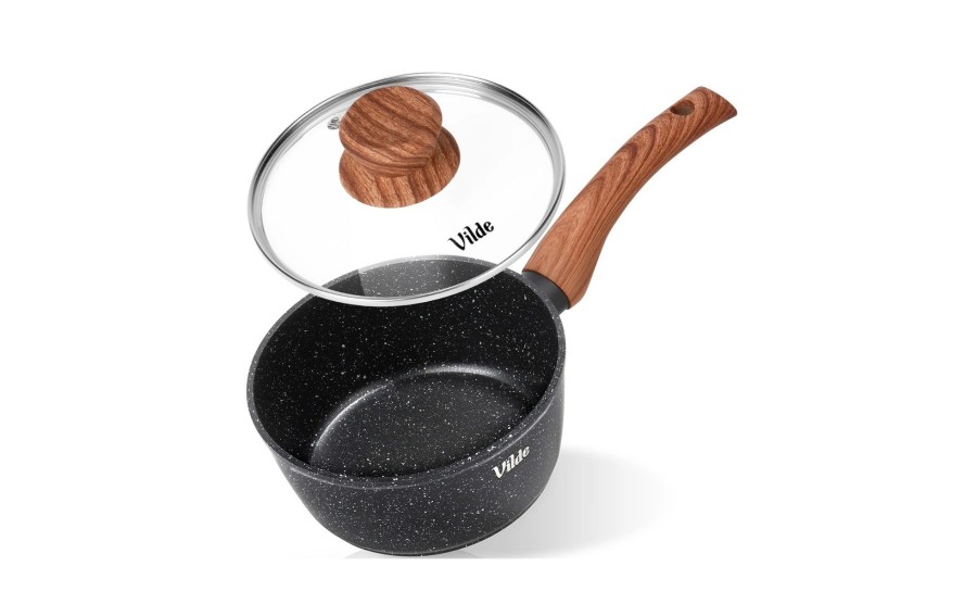 Rondel granitowy Vilde 1,2 l z pokrywką 16 cm