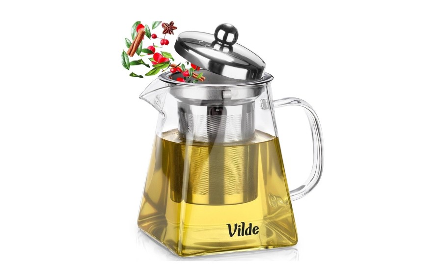 Dzbanek z zaparzaczem Vilde szklany 490 ml