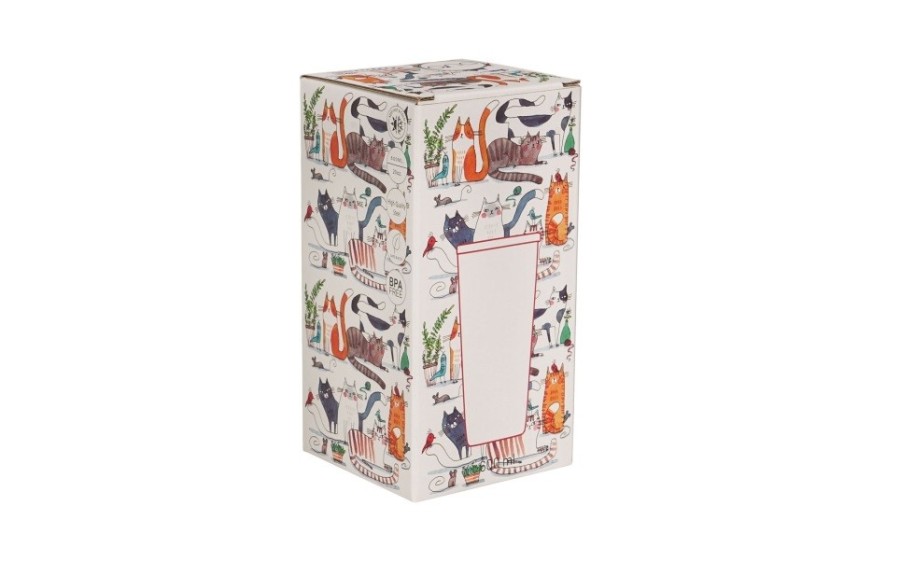 Kubek termiczny LENIWE KOTY Duo Animals 600 ml