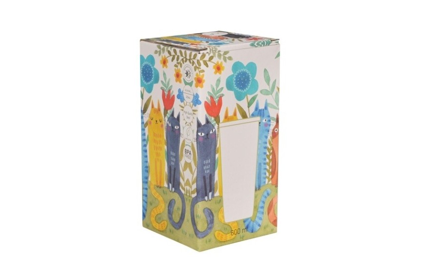 Kubek termiczny KOTY OGRODOWE Duo Animals 600 ml