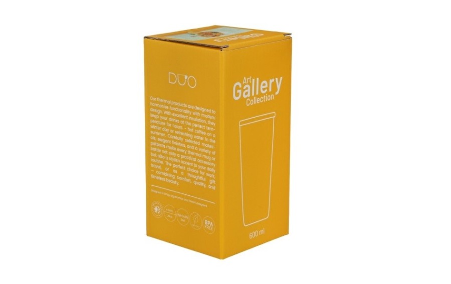 Kubek termiczny SUNFLOWERS Duo Art Gallery 600 ml