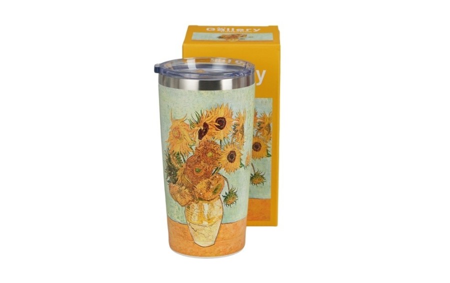 Kubek termiczny SUNFLOWERS Duo Art Gallery 600 ml