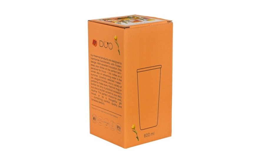 Kubek termiczny TULIPANY Kwiaty Classics 600 ml