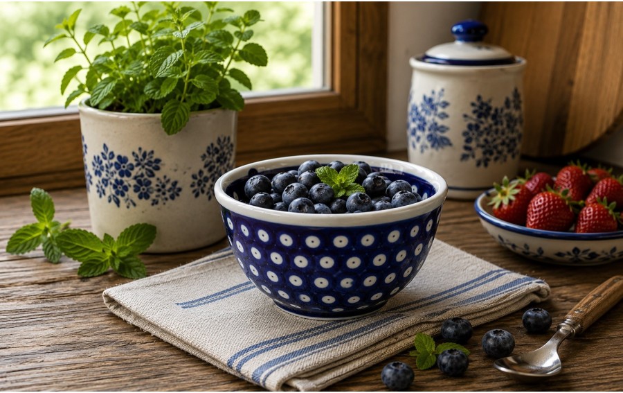 Ceramiczna miska Bolesławiec Dekor 42.1 1 L