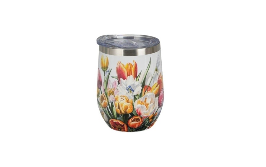 Kubek termiczny TULIPANY DUO Kwiaty Classics