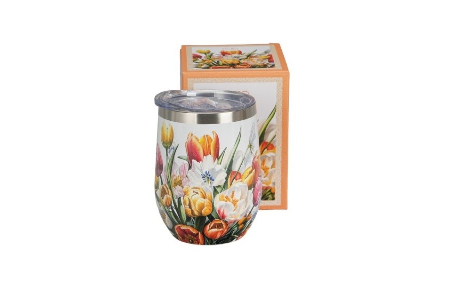 Kubek termiczny TULIPANY DUO Kwiaty Classics