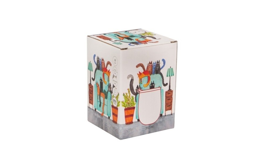 Kubek termiczny 330 ml KOTY NA FOTELU DUO ANIMALS