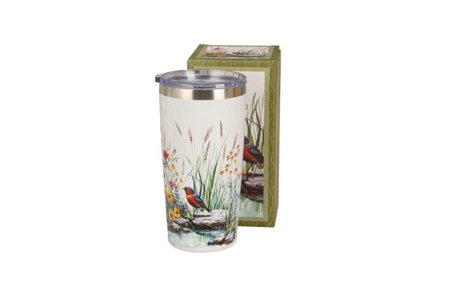 Kubek termiczny prosty JULY 600 ml DUO Kwiaty Classics