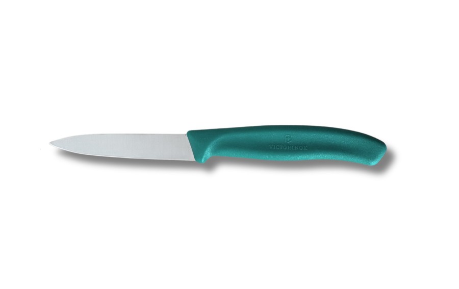 Nóż do warzyw i owoców 8 cm Swiss Classic Zielony gładkie ostrze