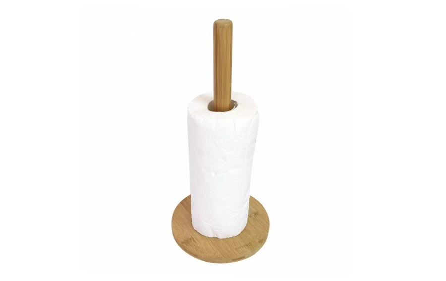 Stojak na ręcznik papierowy bambusowy KINGHoff KH-1688