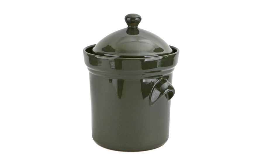 Garnek ceramiczny do kiszenia 5 L GU-1906 zielony