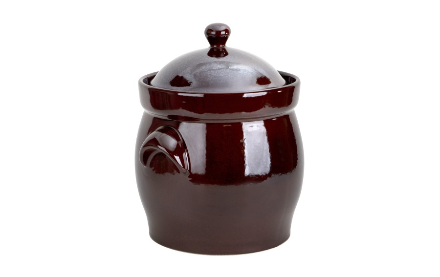 Garnek ceramiczny do kiszenia 10 L GU-1907SP brązowy