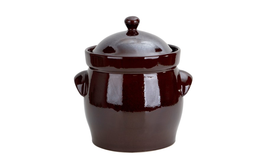 Garnek ceramiczny do kiszenia 10 L GU-1907SP brązowy
