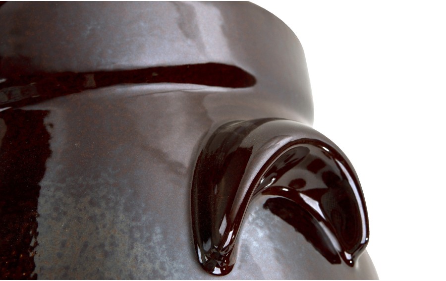 Garnek ceramiczny do kiszenia 15 L Bolesławiec Dekor ZM hermetyk brązowy