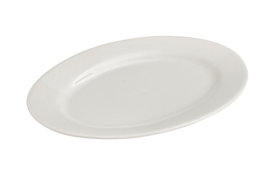 Półmisek owalny 30 x 21,5 cm Aurum Light porcelanowy Witek Home