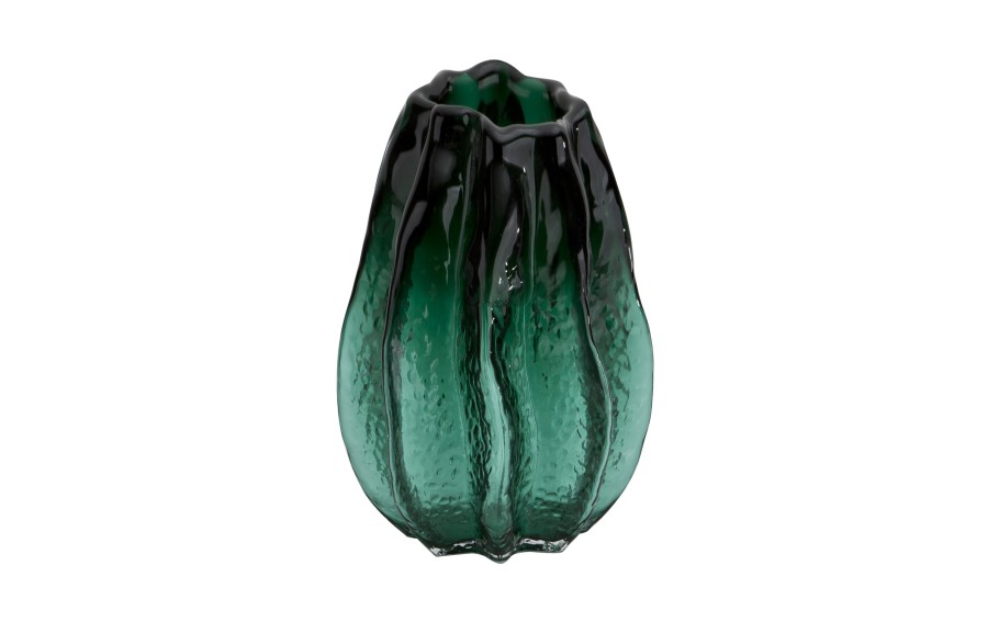Wazon szklany zielony Art-Pol 21 cm dekoracyjny