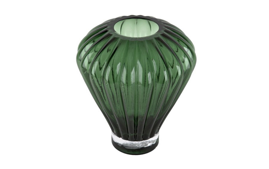 Wazon szklany zielony Art-Pol 26,5 cm dekoracyjny