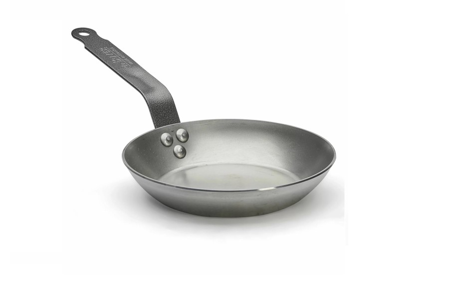 Patelnia stalowa DE BUYER CARBONE PLUS 24 cm | Stal węglowa do indukcji