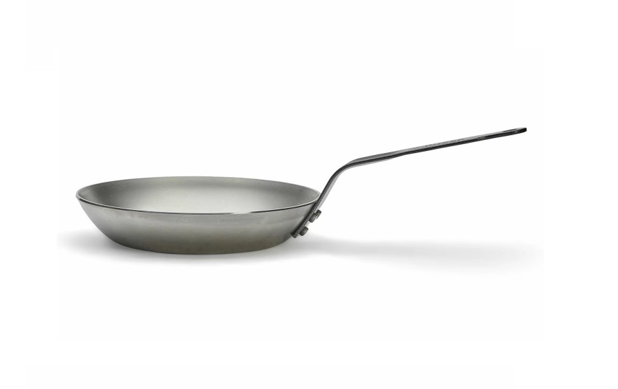 Patelnia stalowa DE BUYER CARBONE PLUS 28 cm | Stal węglowa do indukcji
