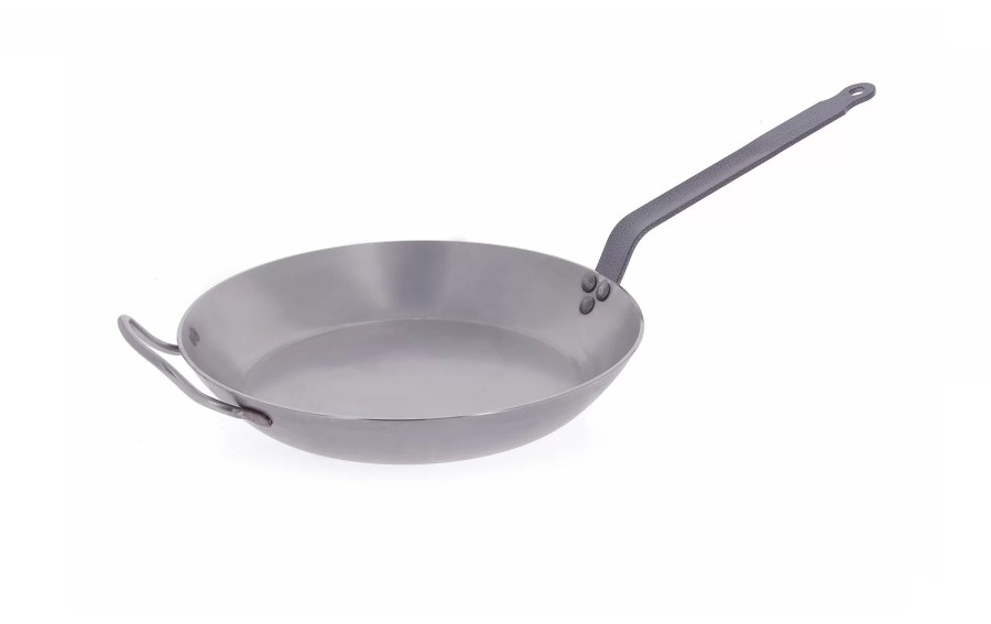Patelnia stalowa DE BUYER CARBONE PLUS 36 cm | Stal węglowa do indukcji