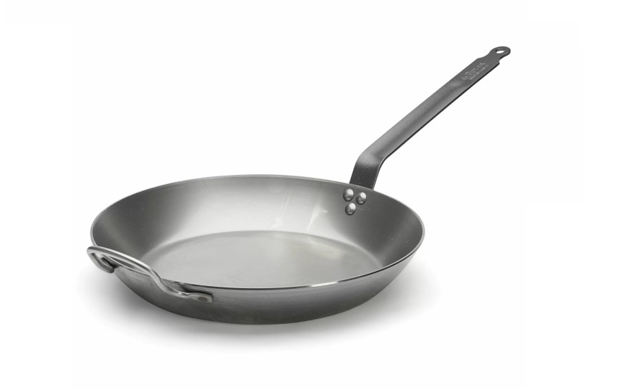 Patelnia stalowa DE BUYER CARBONE PLUS 36 cm | Stal węglowa do indukcji