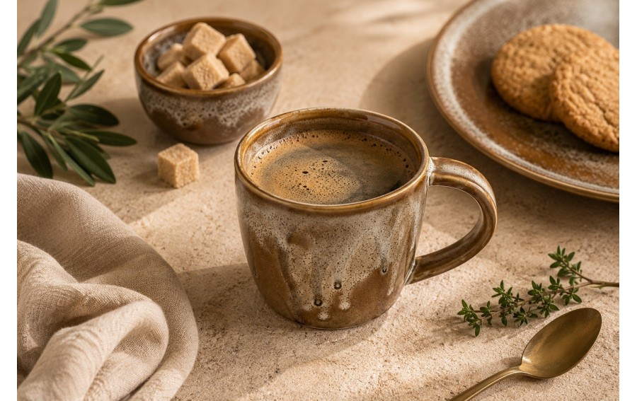 Kubek porcelanowy 300 ml Aurum Brown Witek Home | HoReCa