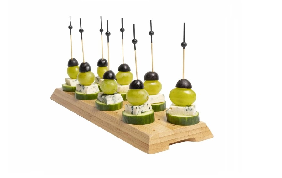 Patyczki bambusowe 12 cm z koralikiem - 100 szt. Verlo 30025