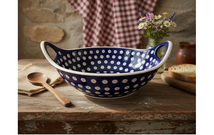 Miska ceramiczna 0,9 L Bolesławiec Dekor 42
