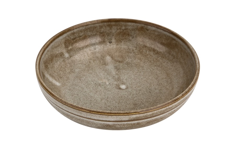Talerz głęboki Aurum Brown 19,5 cm porcelana Witek Home