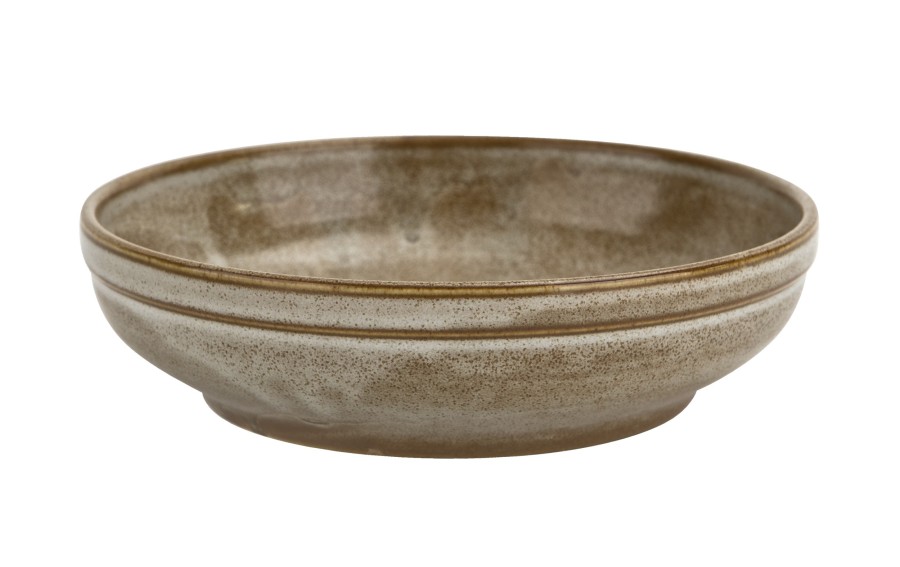 Talerz głęboki Aurum Brown 19,5 cm porcelana Witek Home