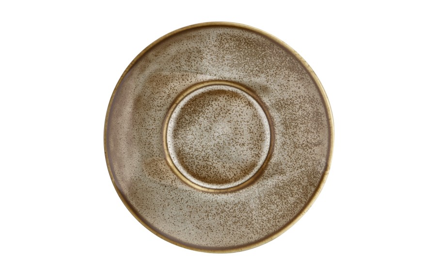 Filiżanka porcelanowa 285 ml + spodek Aurum Brown