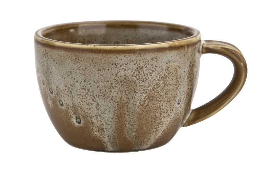 Filiżanka porcelanowa 285 ml + spodek Aurum Brown
