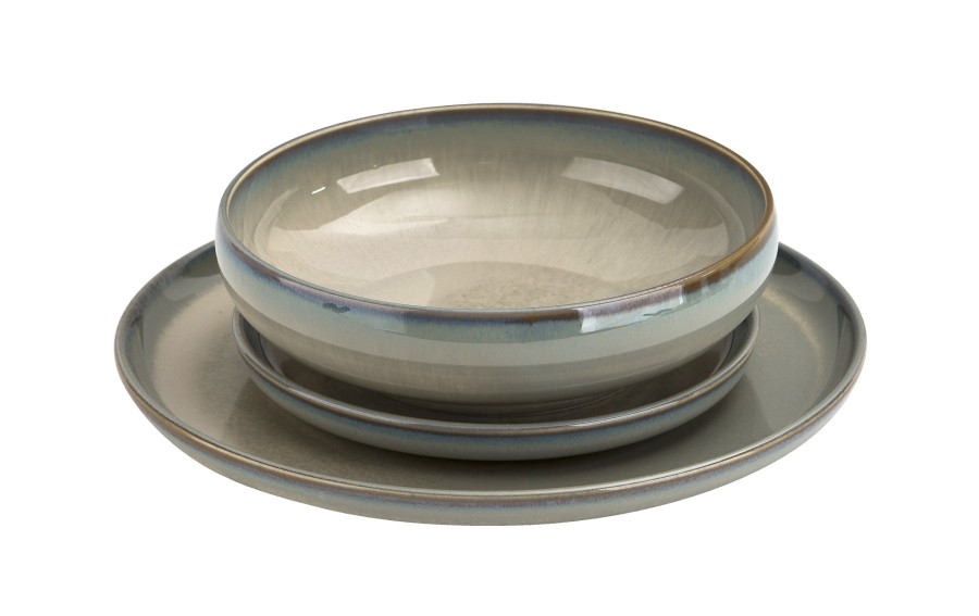 Talerz deserowy porcelanowy 17,5 cm Aurum Blue | Witek Home