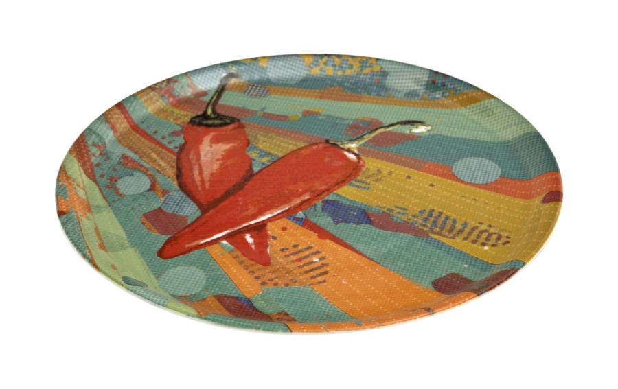 Talerz do pizzy 31 cm Pizzapop Papryka Saturnia
