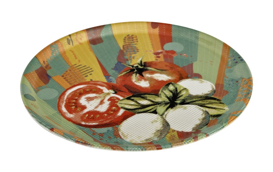 Talerz do pizzy 31 cm Pizzapop Pomidor Saturnia