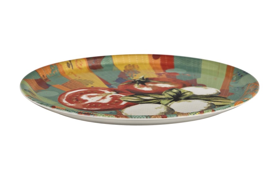 Talerz do pizzy 31 cm Pizzapop Pomidor Saturnia