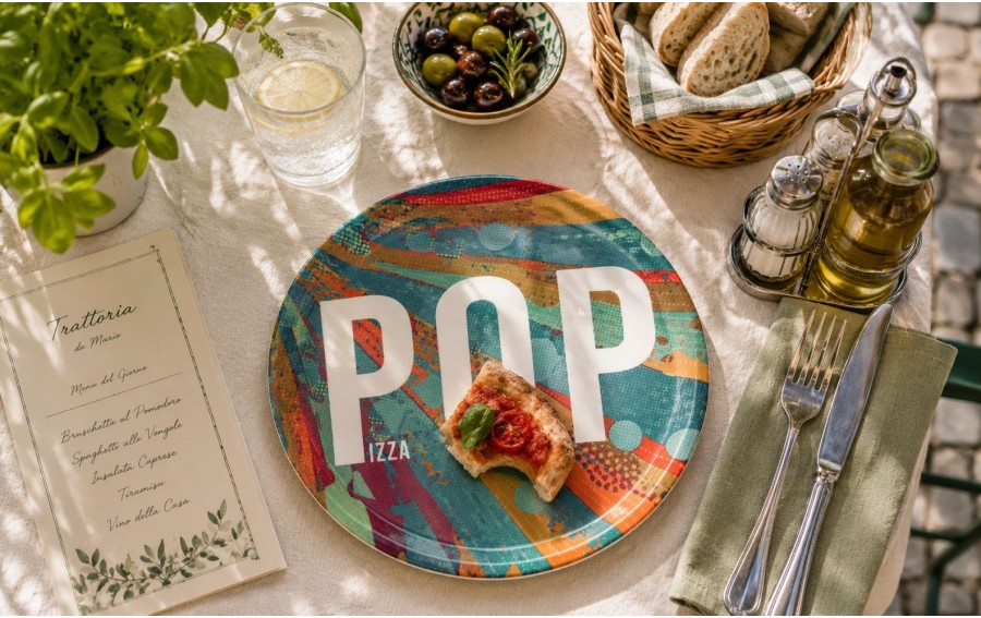 Talerz do pizzy 31 cm Pizzapop Pop Saturnia