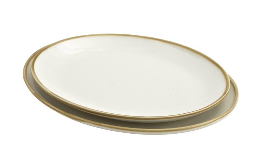 Półmisek owalny 25x16 cm Aurum Beige | Porcelana HoReCa | Witek Home