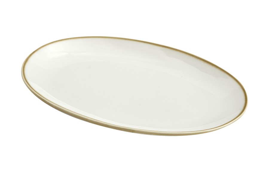 Półmisek owalny 25x16 cm Aurum Beige | Porcelana HoReCa | Witek Home