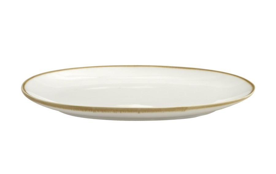 Półmisek owalny 25x16 cm Aurum Beige | Porcelana HoReCa | Witek Home