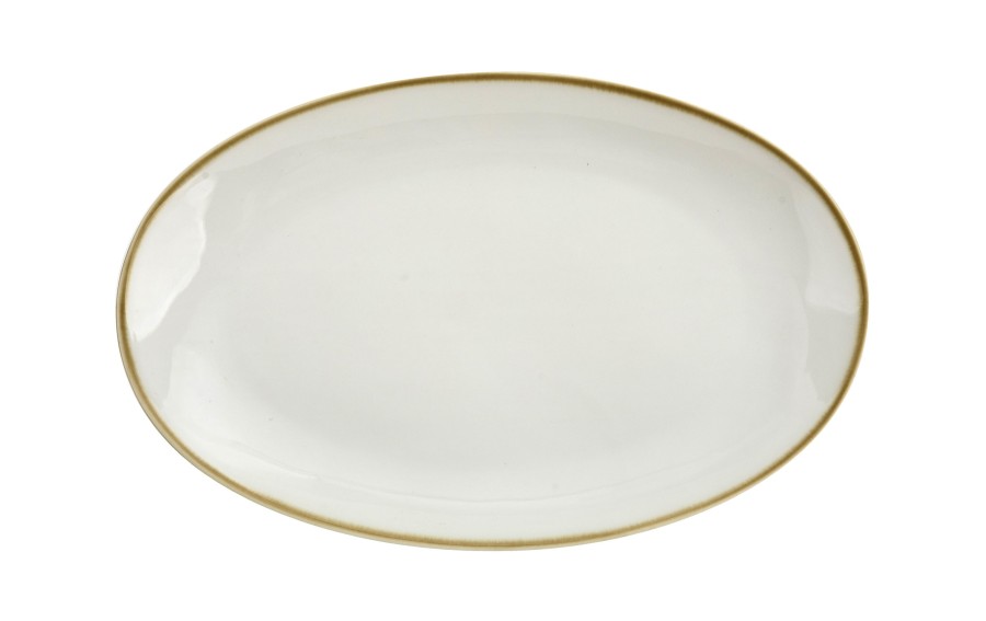 Półmisek owalny 28x21 cm Aurum Beige | Porcelana HoReCa | Witek Home