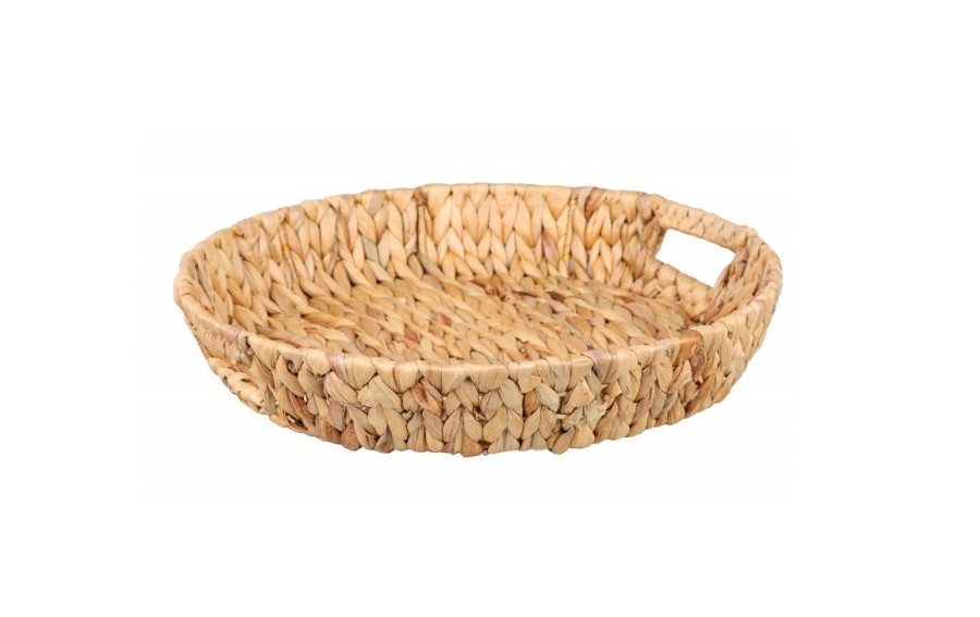 Okrągła taca z hiacynta wodnego 40 cm Tin Tours
