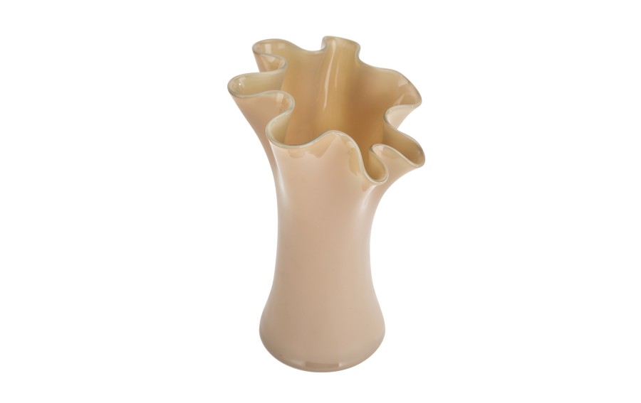 Wazon szklany San Miguel 6090/DG03 pudrowy róż 23 cm