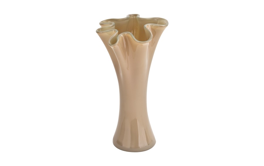 Wazon szklany San Miguel 6089/DG03 pudrowy róż 30 cm