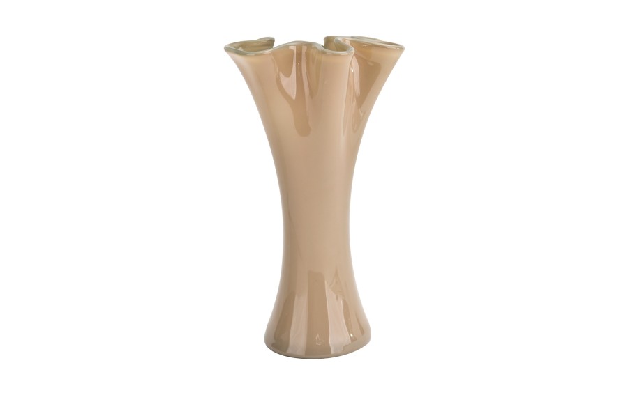 Wazon szklany San Miguel 6089/DG03 pudrowy róż 30 cm