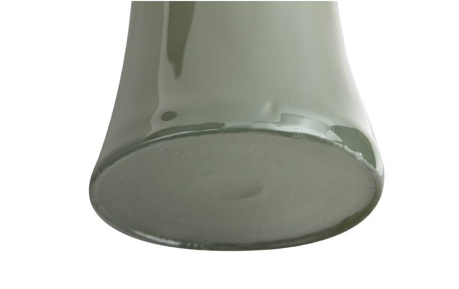 Wazon szklany San Miguel 6090/DG77 oliwkowy 23 cm