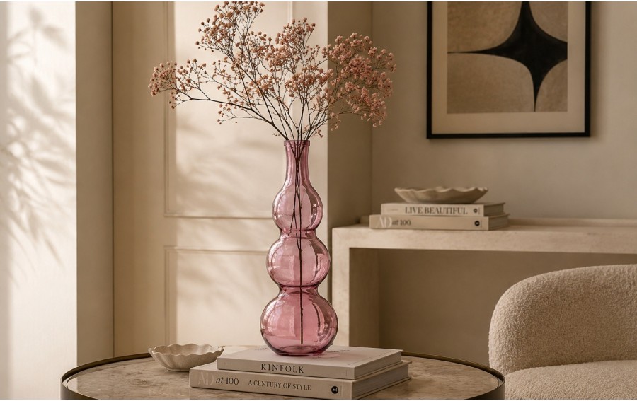 Wazon szklany Odon 45 cm San Miguel 4895/DB801