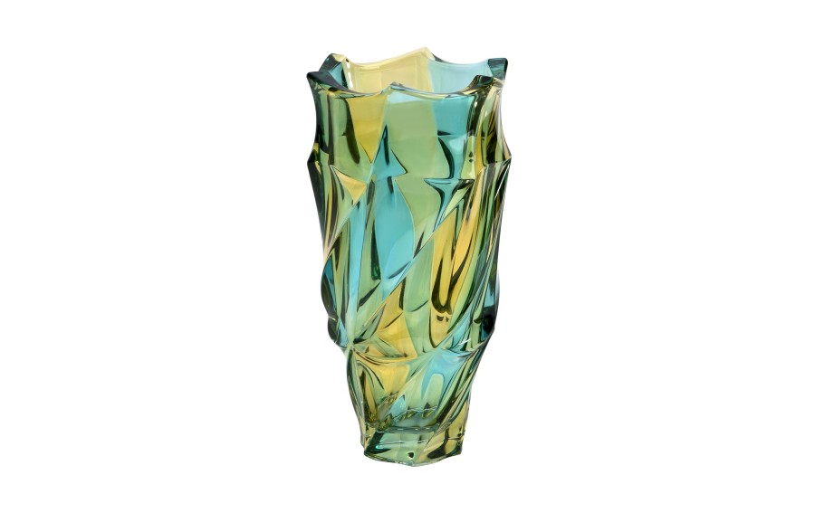 Wazon kryształowy 30 cm Flamenco Lemon